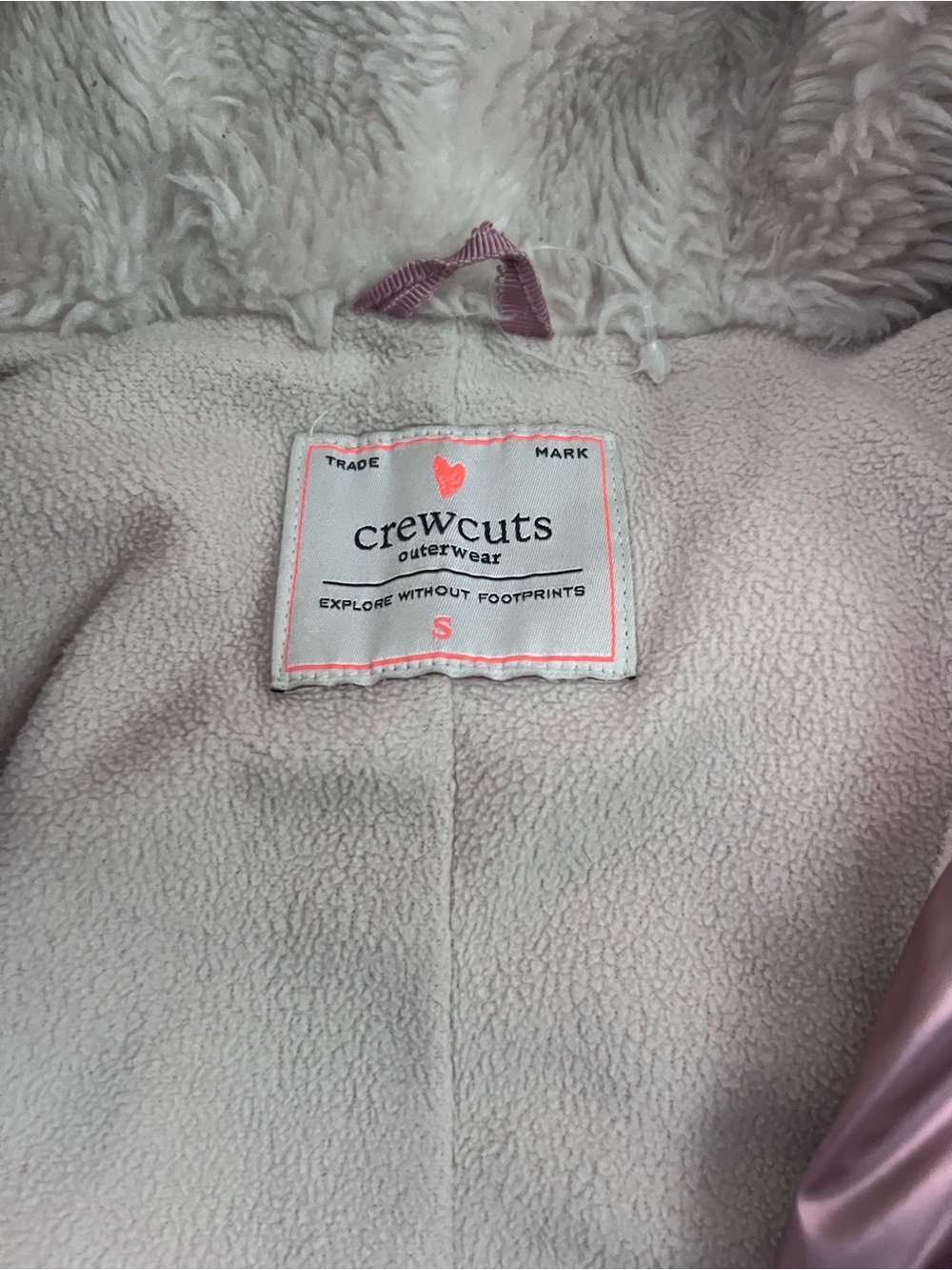 Crewcuts Light Pink Sherpa-Lined Outerwear - Picture 2 of 4
